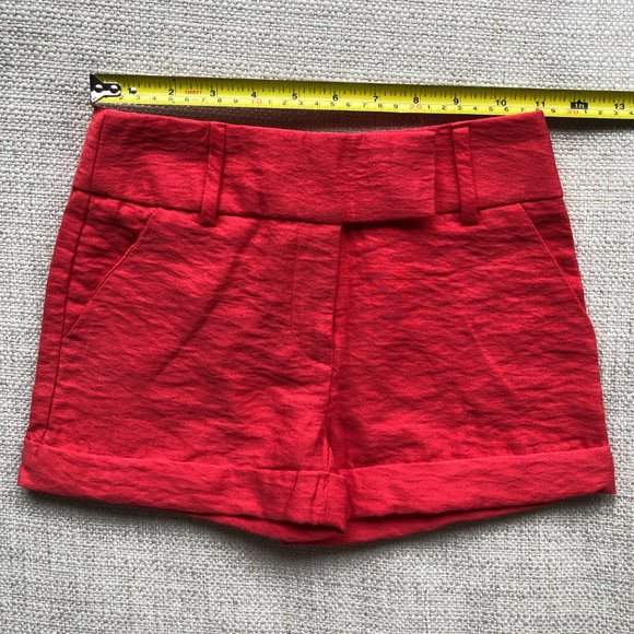Aqua Textured Red Shorts - Picture 7 of 10